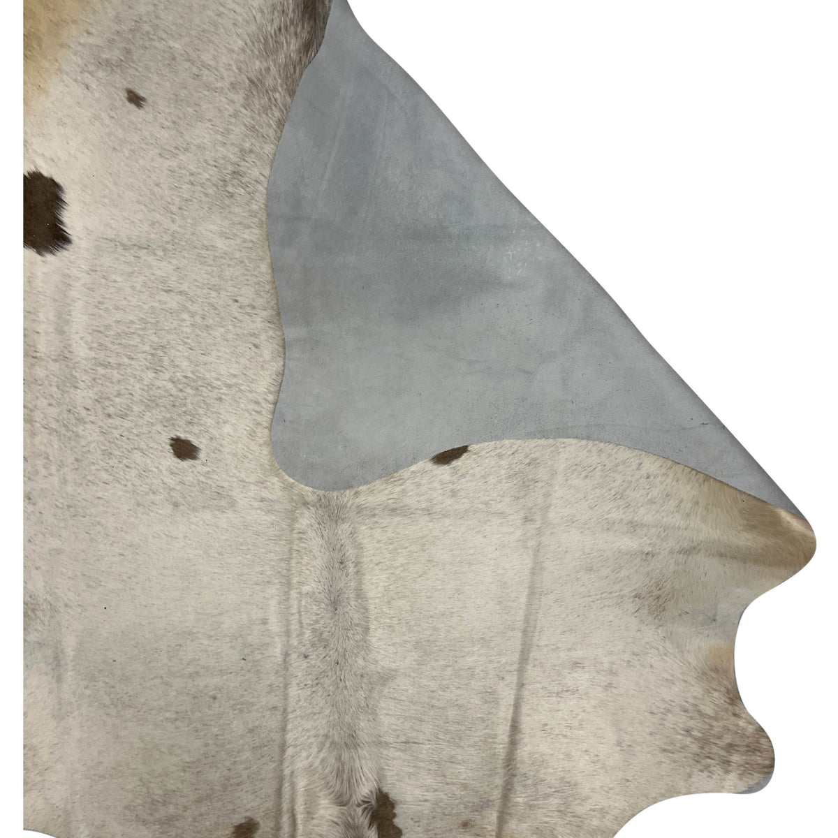 Aura Cowhide 75380 Ivory Kaki Cowhide Cowhide Rug