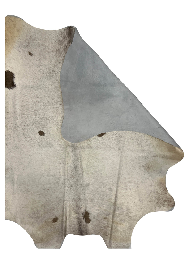 Aura Cowhide 75380 Ivory Kaki Cowhide Cowhide Rug