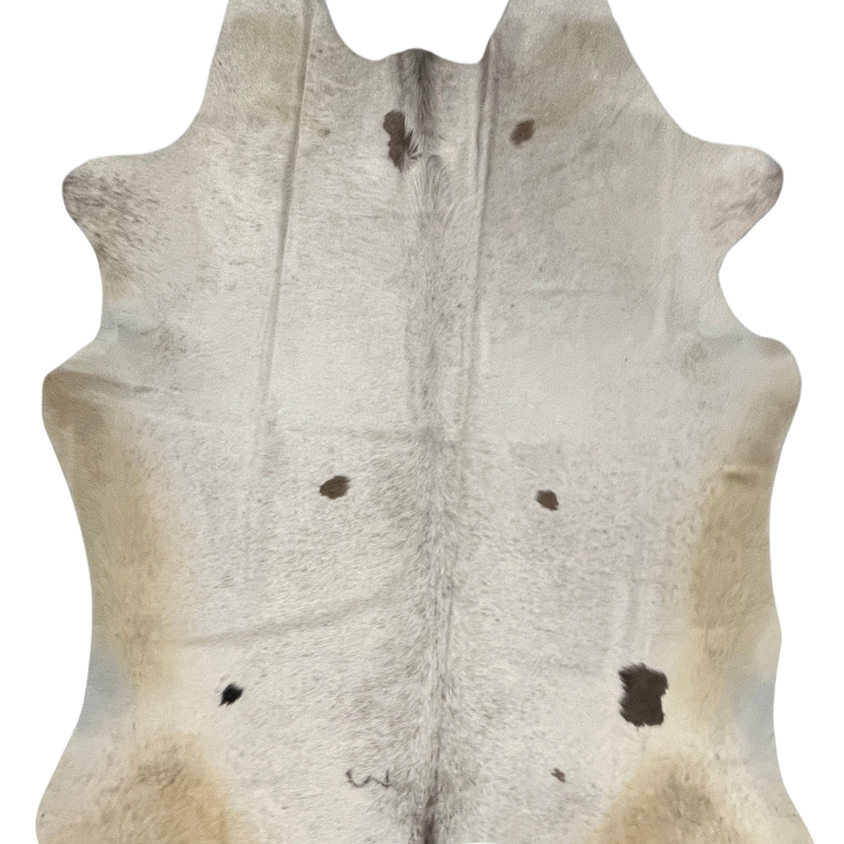 Aura Cowhide 75380 Ivory Kaki Cowhide Cowhide Rug