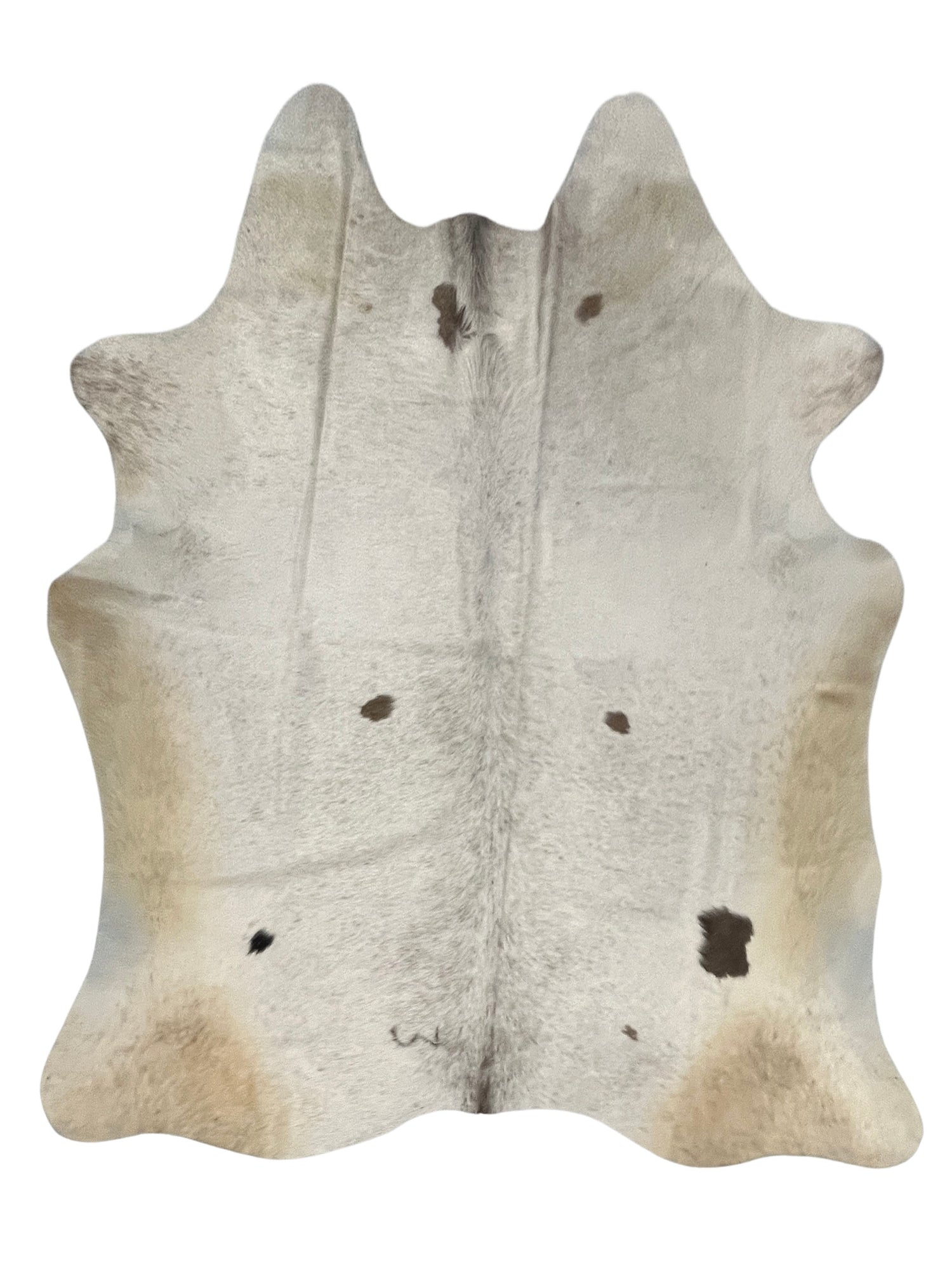Aura Cowhide 75380 Ivory Kaki Cowhide Cowhide Rug