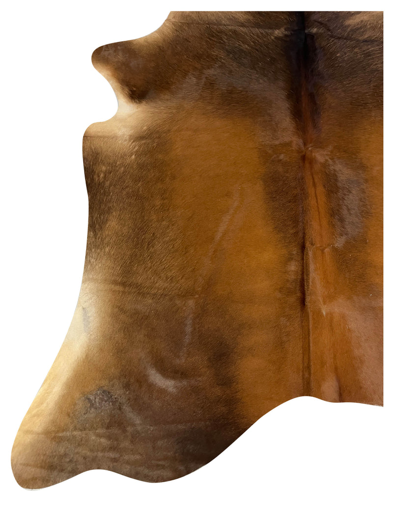 Aura Cowhide 75382 Brown Beige Cowhide Cowhide Rug