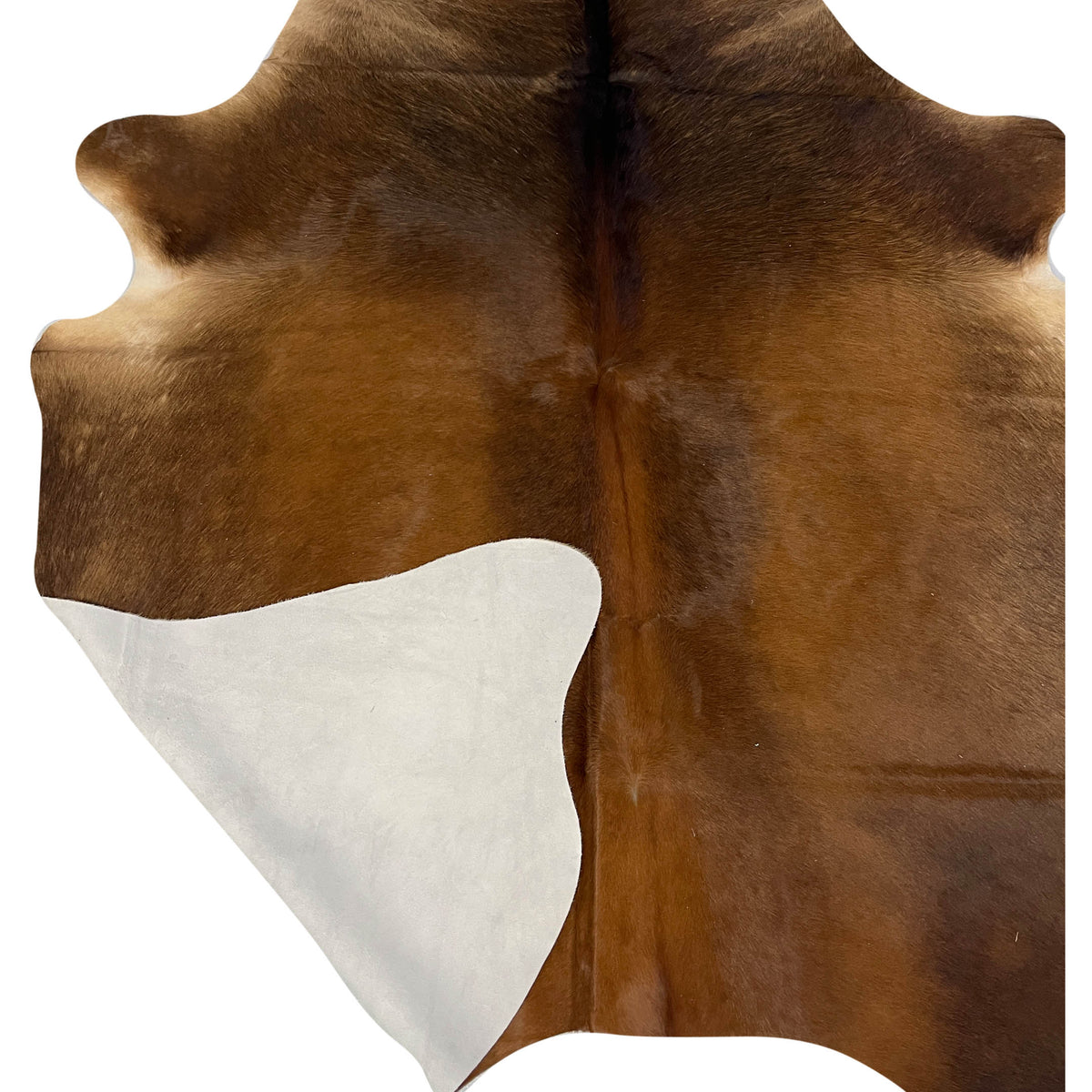Aura Cowhide 75382 Brown Beige Cowhide Cowhide Rug