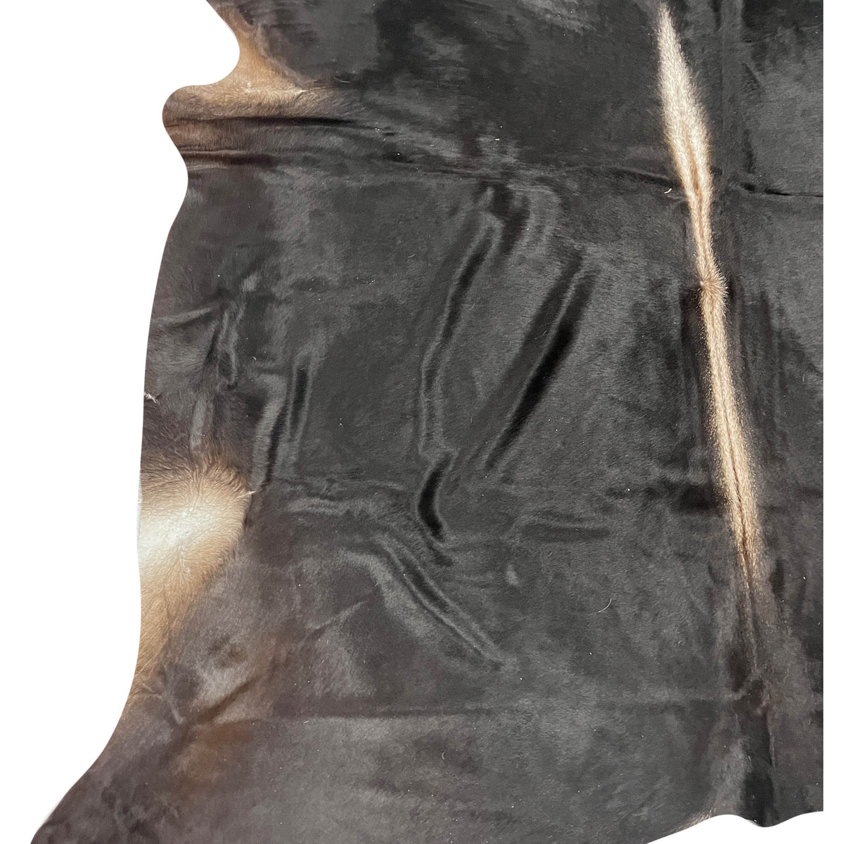 Aura Cowhide 75383 Black Ivory Cowhide Cowhide Rug