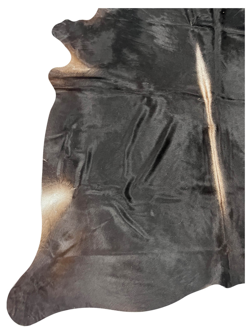 Aura Cowhide 75383 Black Ivory Cowhide Cowhide Rug