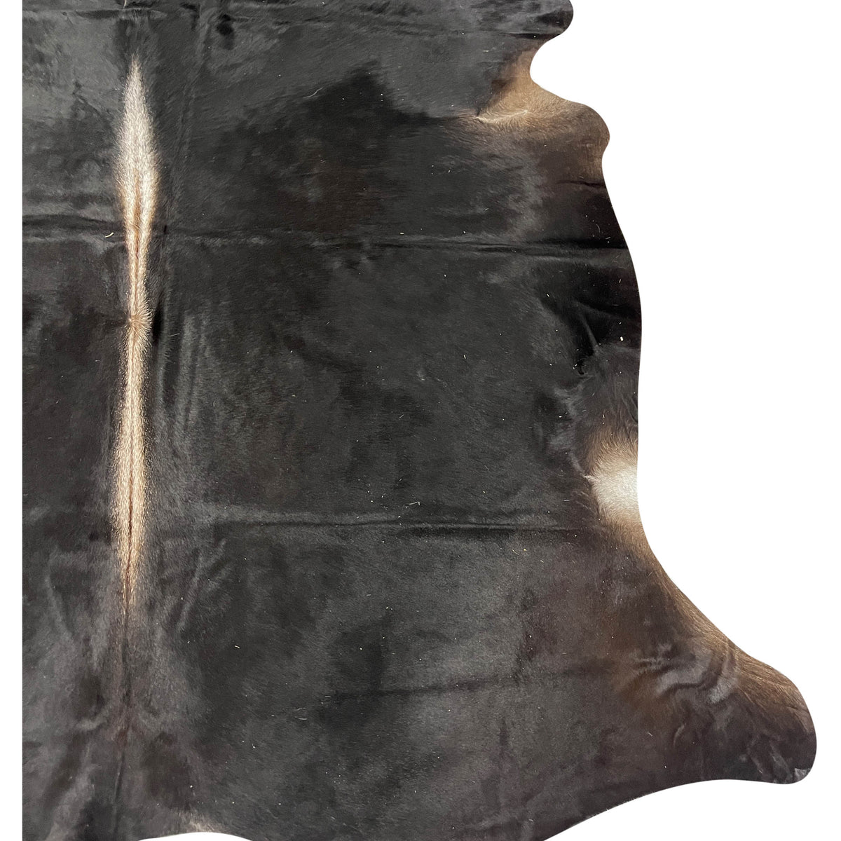 Aura Cowhide 75383 Black Ivory Cowhide Cowhide Rug