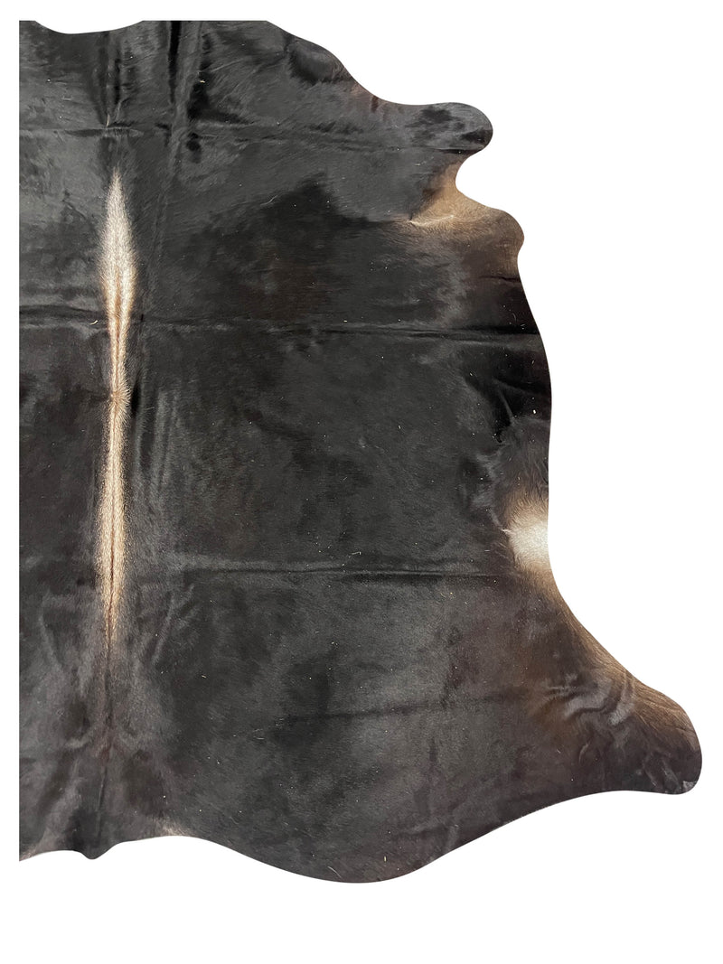 Aura Cowhide 75383 Black Ivory Cowhide Cowhide Rug