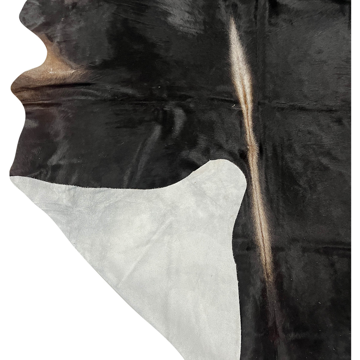 Aura Cowhide 75383 Black Ivory Cowhide Cowhide Rug