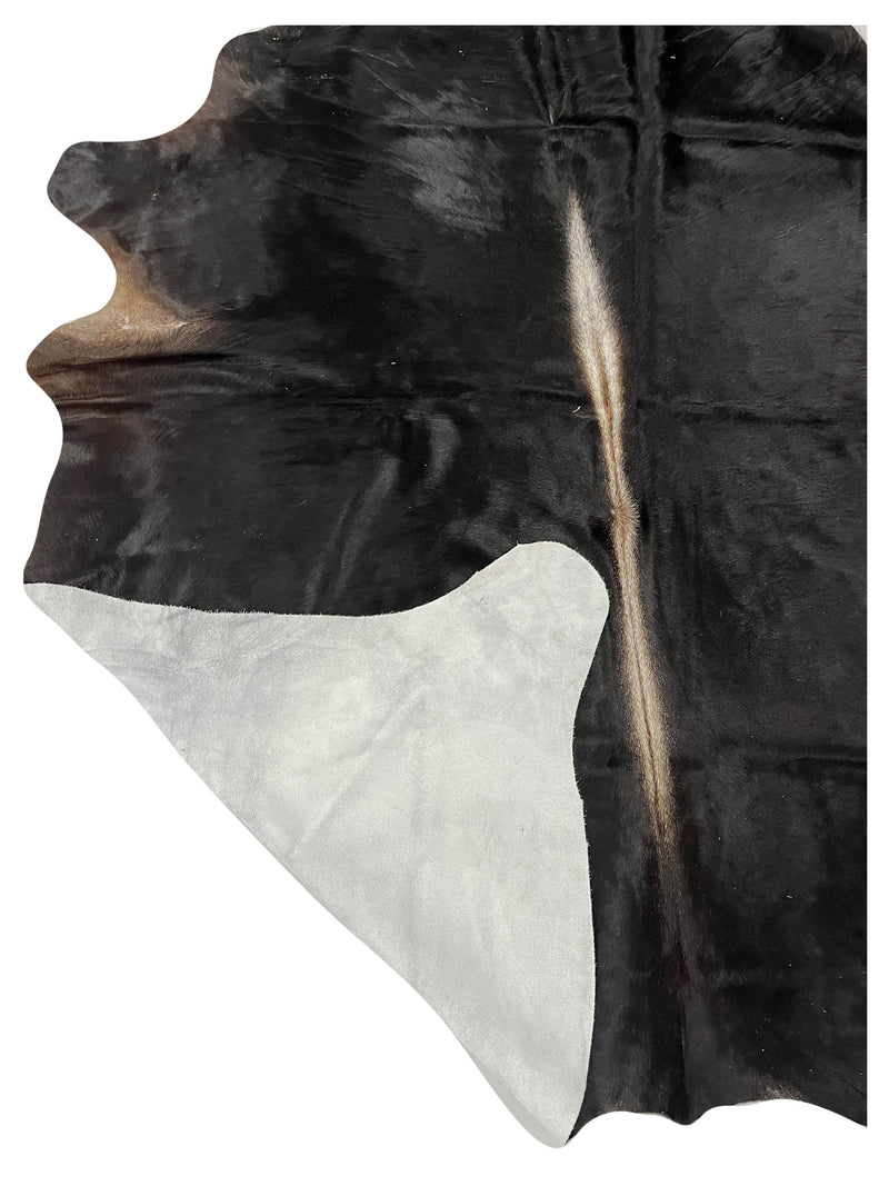 Aura Cowhide 75383 Black Ivory Cowhide Cowhide Rug