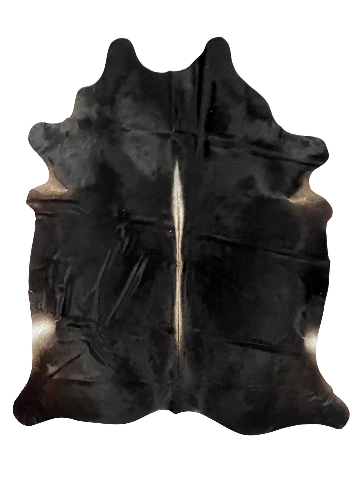 Aura Cowhide 75383 Black Ivory Cowhide Cowhide Rug