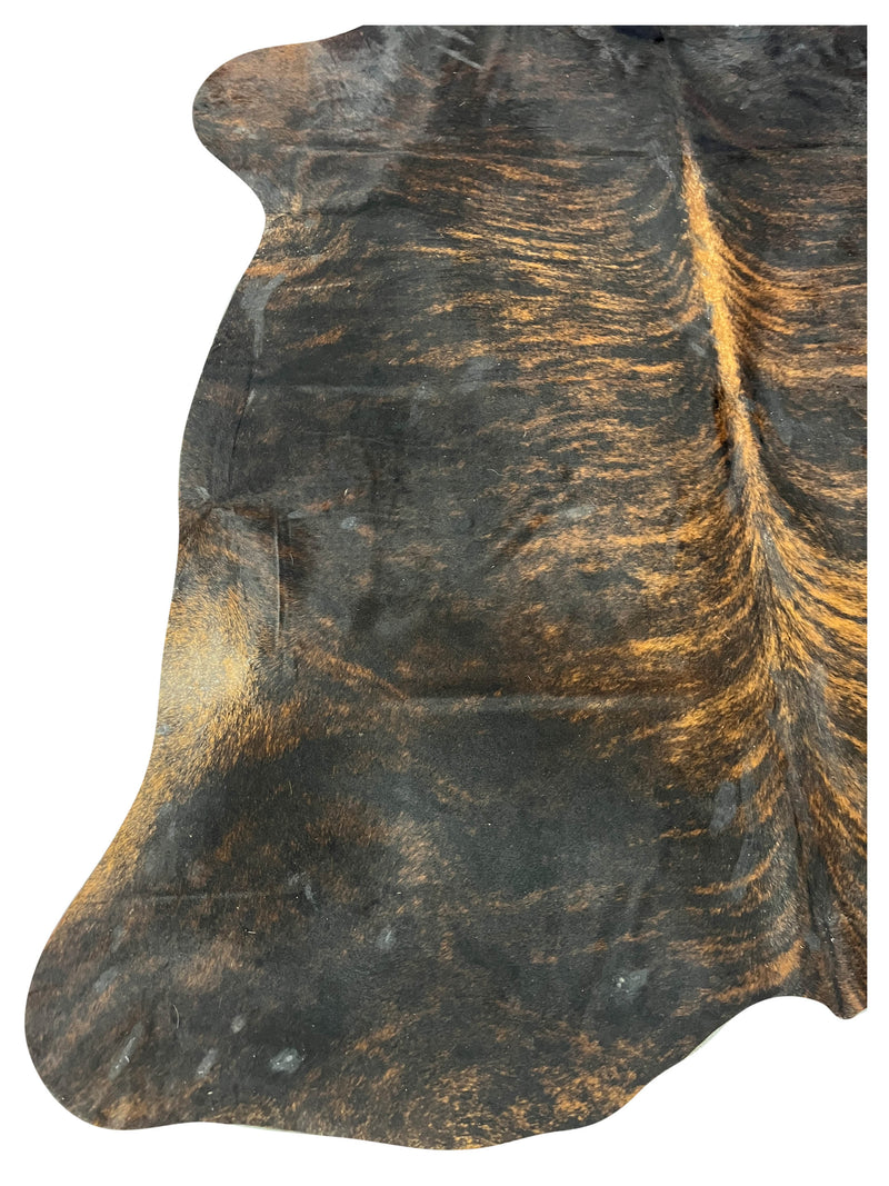 Aura Cowhide 75384 Mocha Rust Cowhide Cowhide Rug