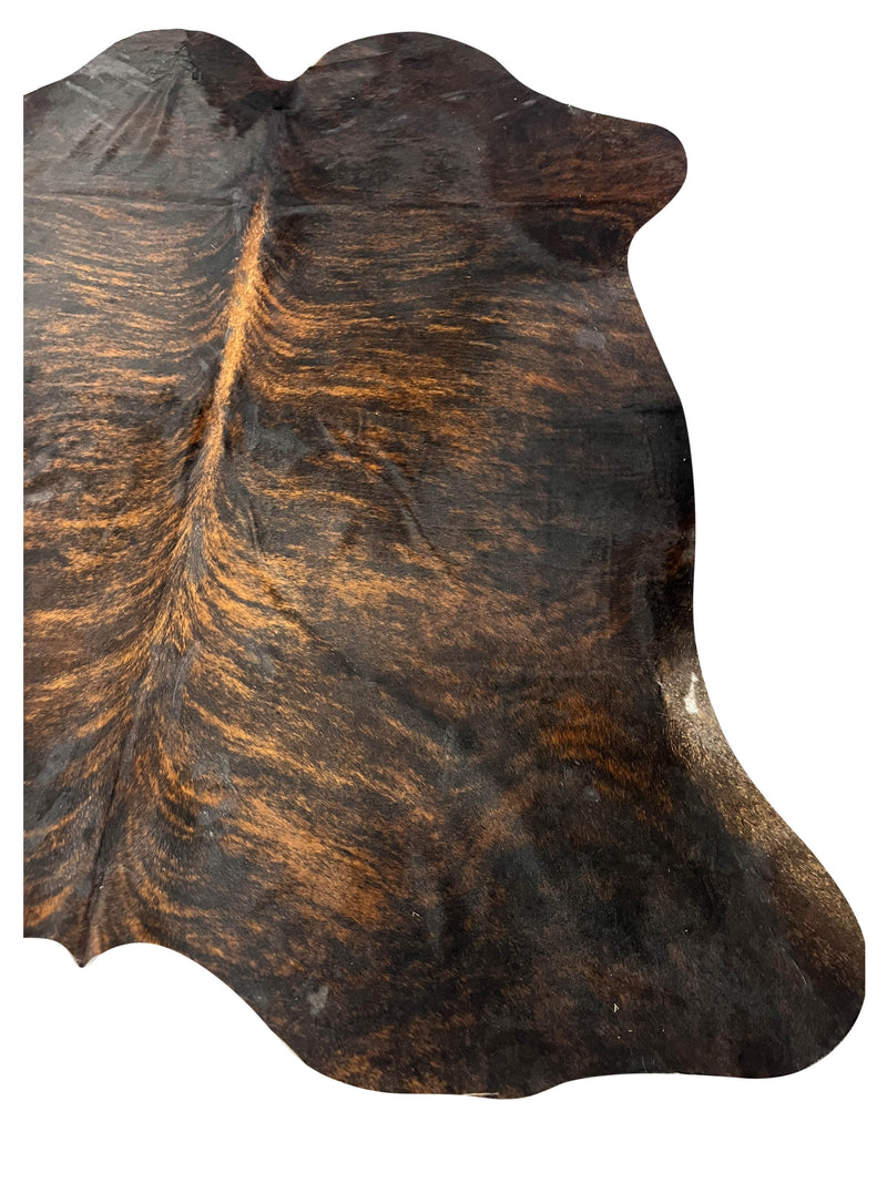 Aura Cowhide 75384 Mocha Rust Cowhide Cowhide Rug