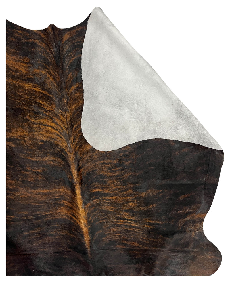 Aura Cowhide 75384 Mocha Rust Cowhide Cowhide Rug