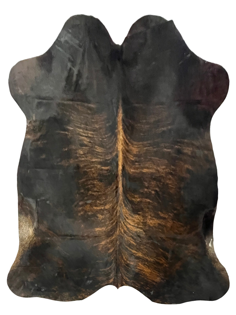 Aura Cowhide 75384 Mocha Rust Cowhide Cowhide Rug