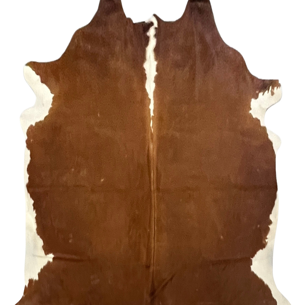 Aura Cowhide 75385 Brown Ivory Cowhide Cowhide Rug