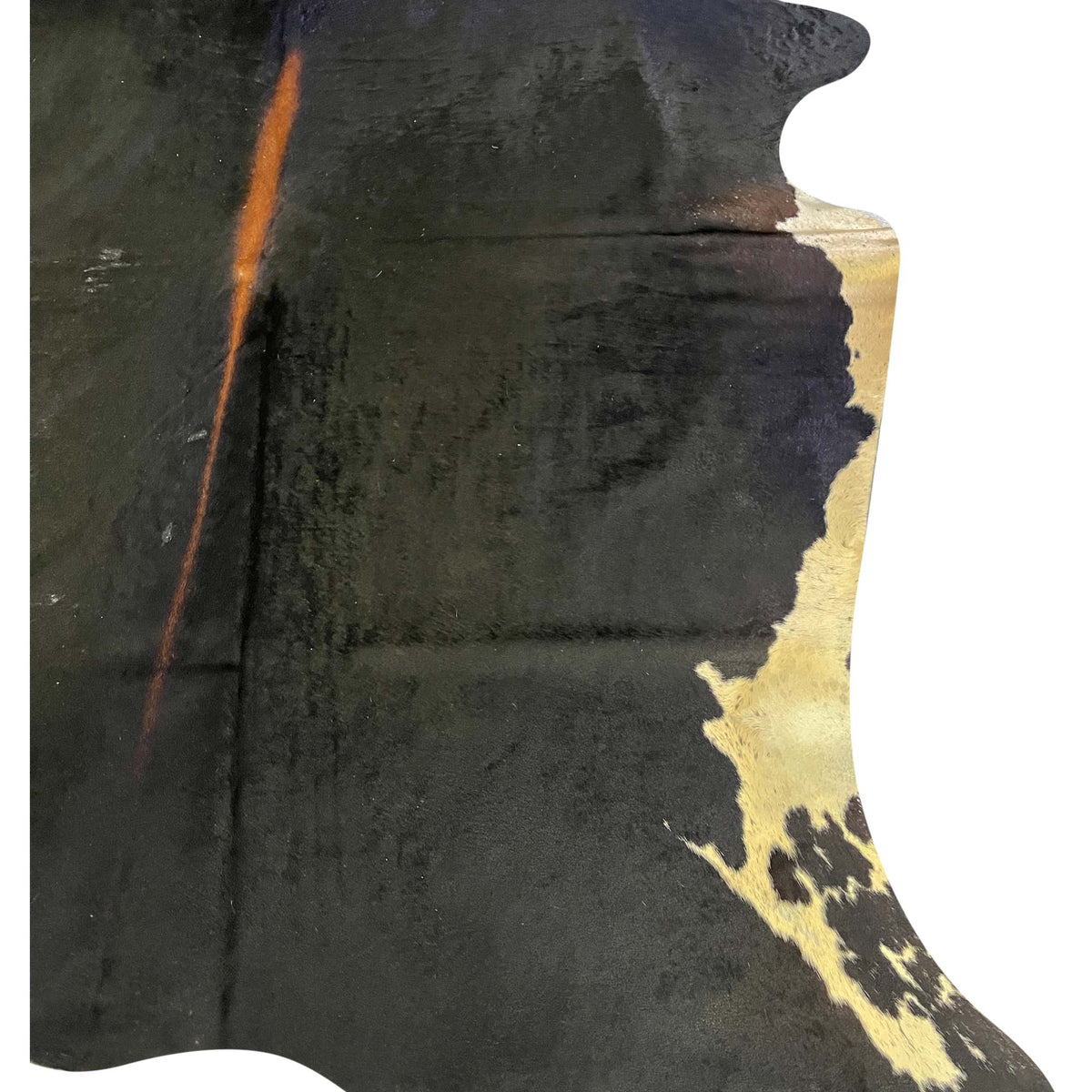 Aura Cowhide 75386 Black ivory Cowhide Cowhide Rug