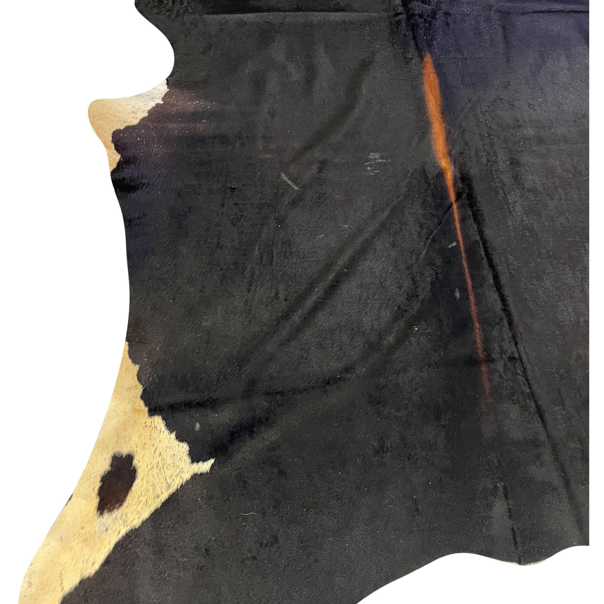 Aura Cowhide 75386 Black ivory Cowhide Cowhide Rug