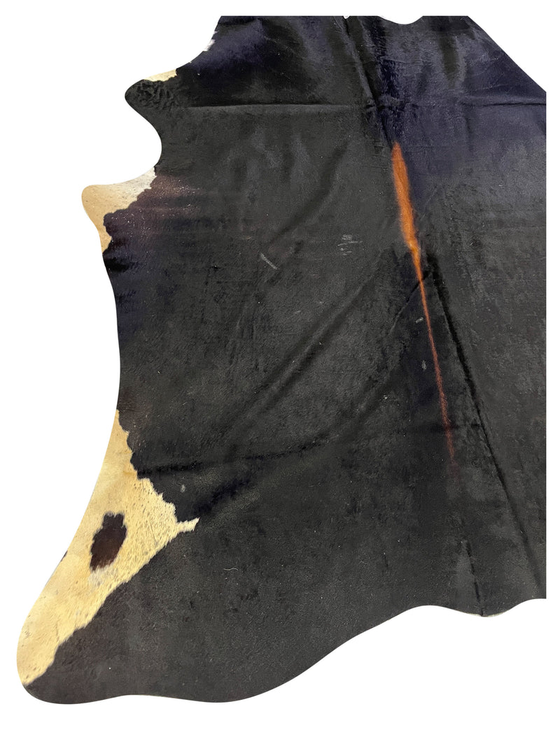 Aura Cowhide 75386 Black ivory Cowhide Cowhide Rug