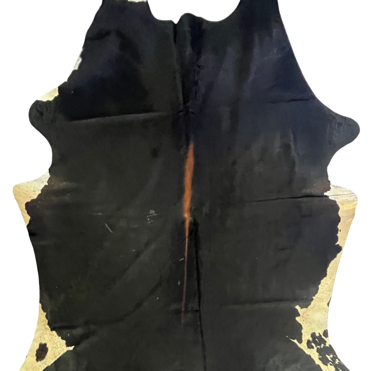 Aura Cowhide 75386 Black ivory Cowhide Cowhide Rug