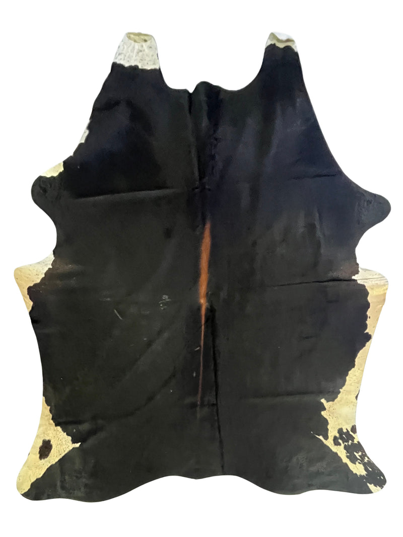 Aura Cowhide 75386 Black ivory Cowhide Cowhide Rug
