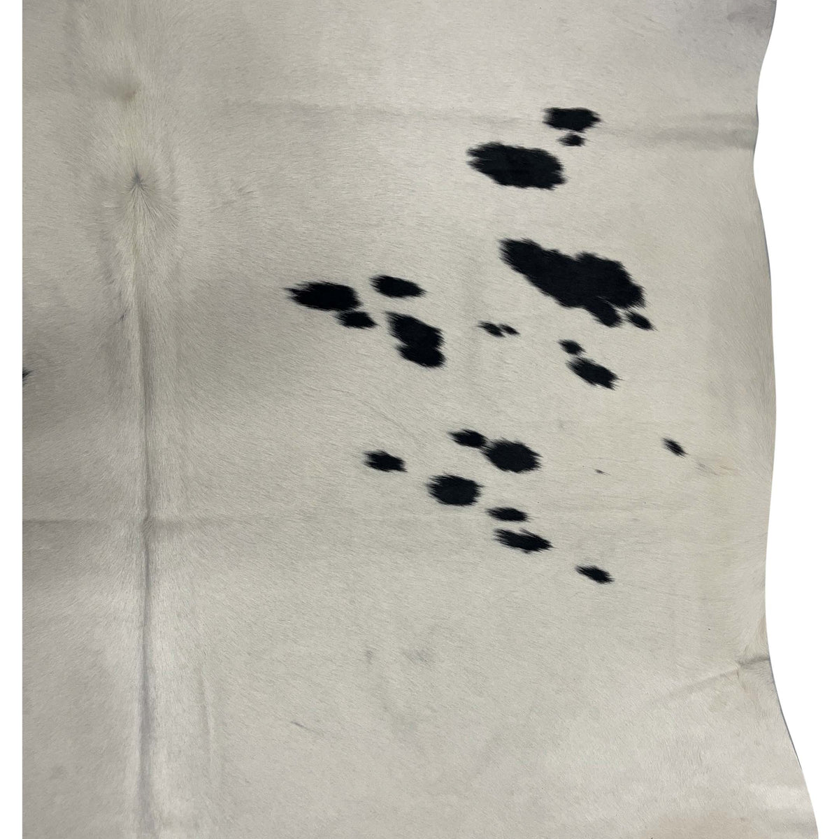 Aura Cowhide 75387 Ivory Black Cowhide Cowhide Rug