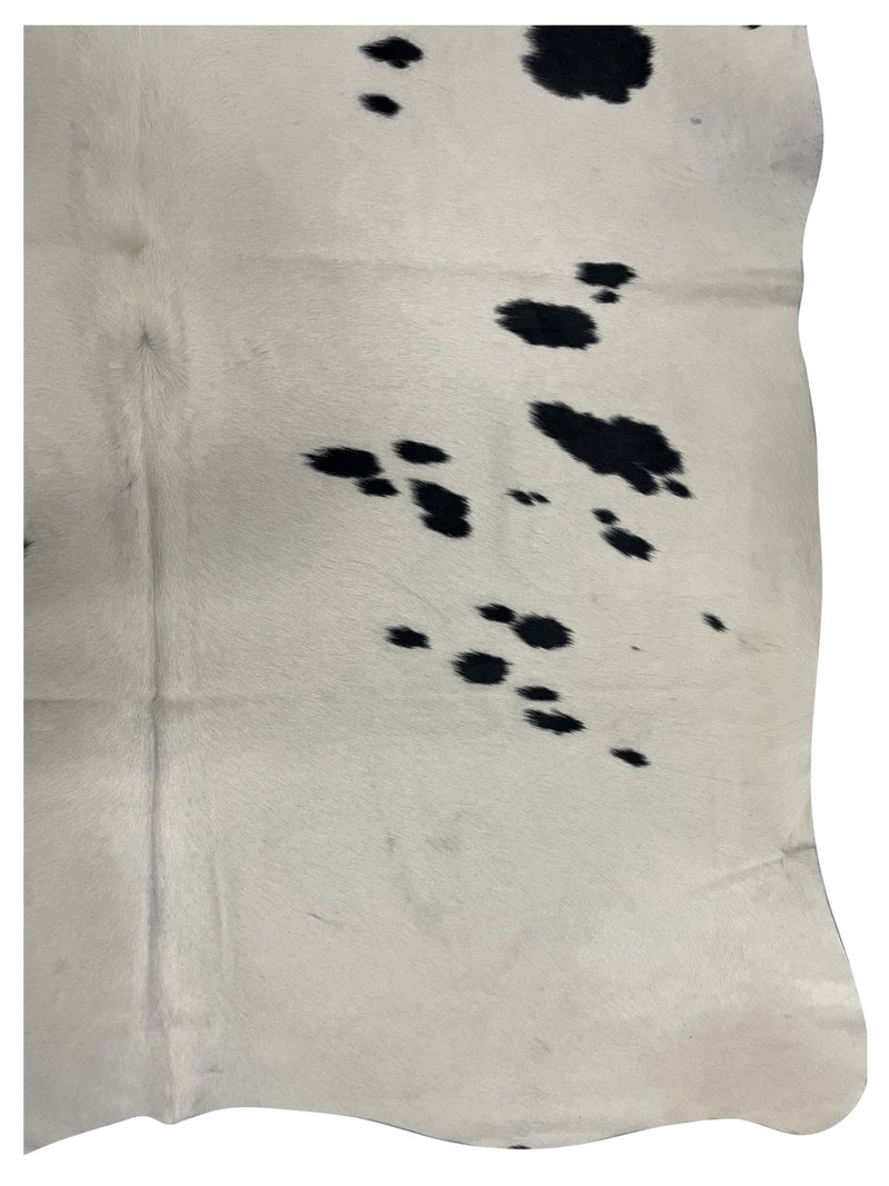 Aura Cowhide 75387 Ivory Black Cowhide Cowhide Rug