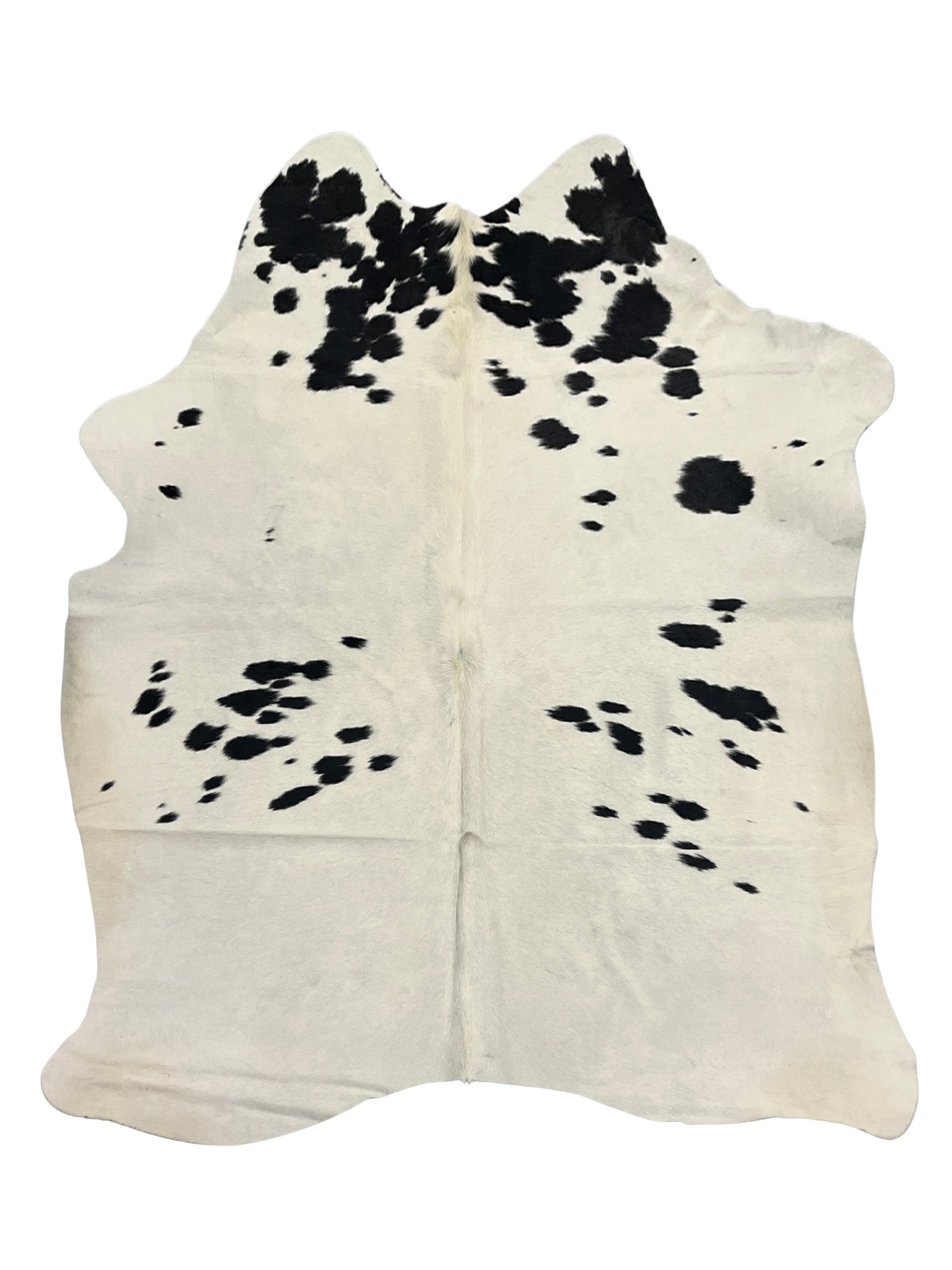 Aura Cowhide 75387 Ivory Black Cowhide Cowhide Rug