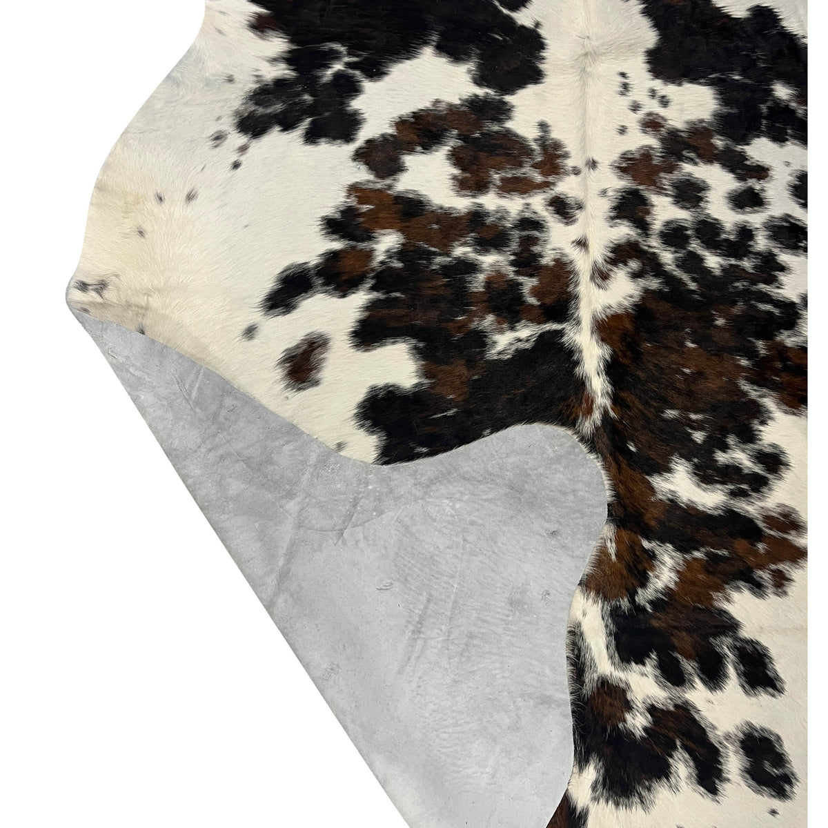 Aura Cowhide 75389 Ivory Black Cowhide Cowhide Rug