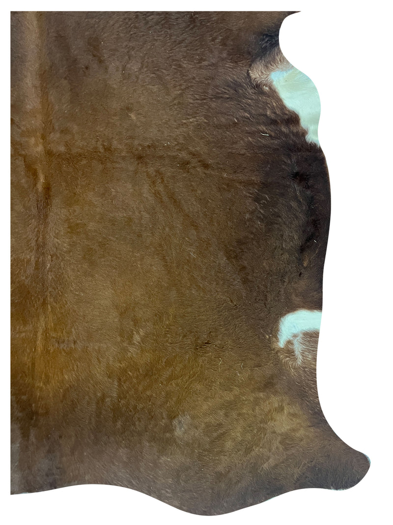 Aura Cowhide 75391 Brown Ivory Cowhide Cowhide Rug