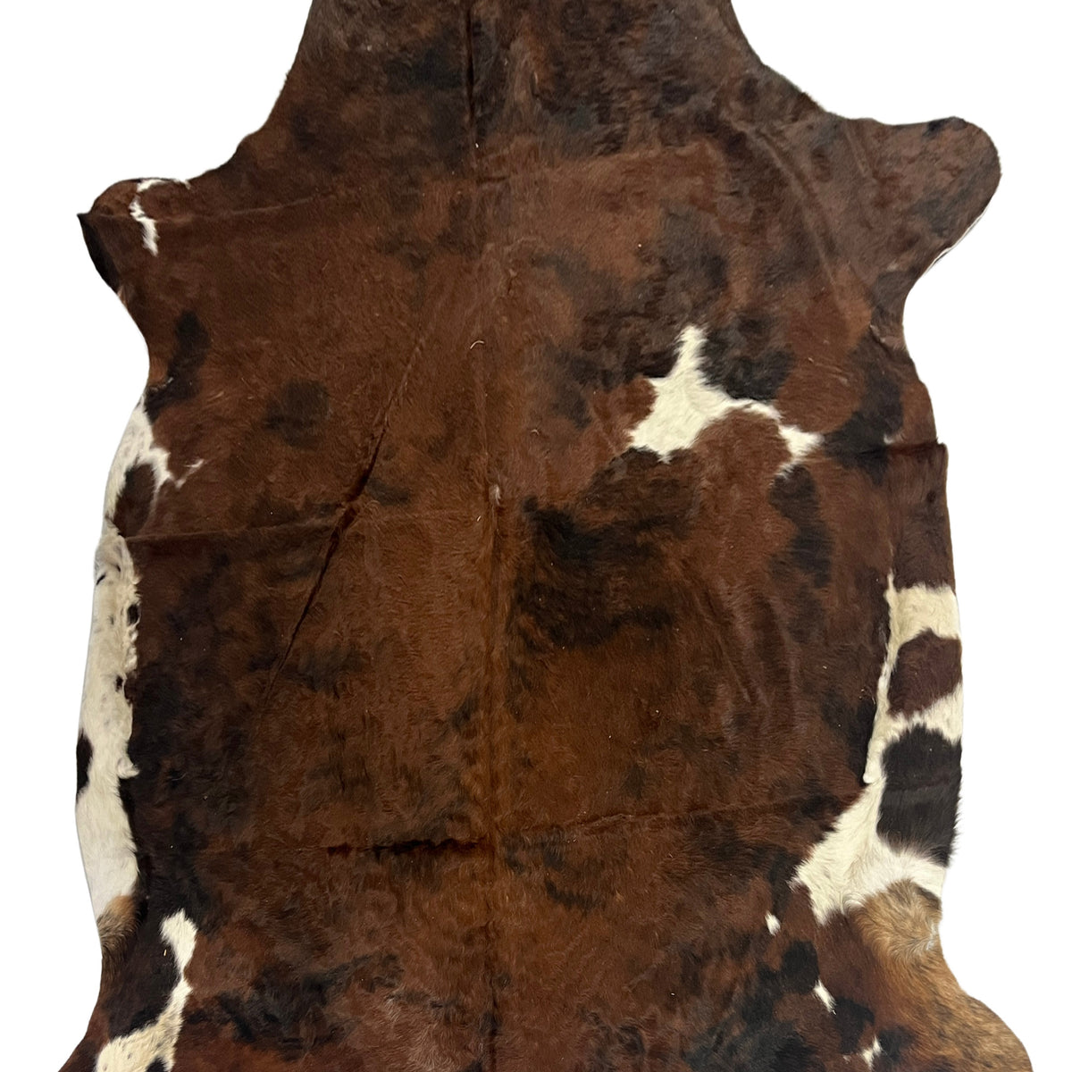 Aura Cowhide 75393 Brown Ivory Cowhide Cowhide Rug