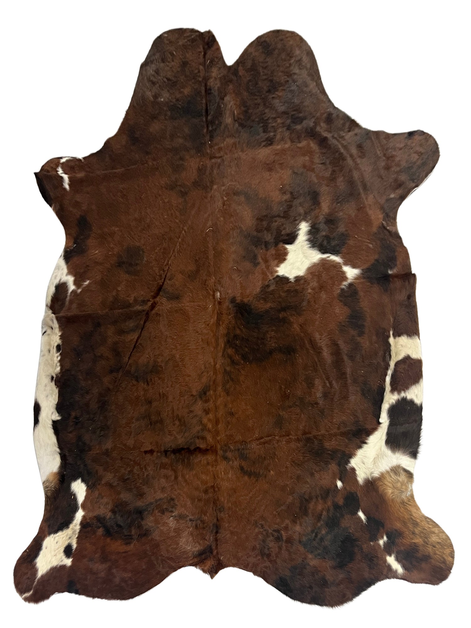 Aura Cowhide 75393 Brown Ivory Cowhide Cowhide Rug