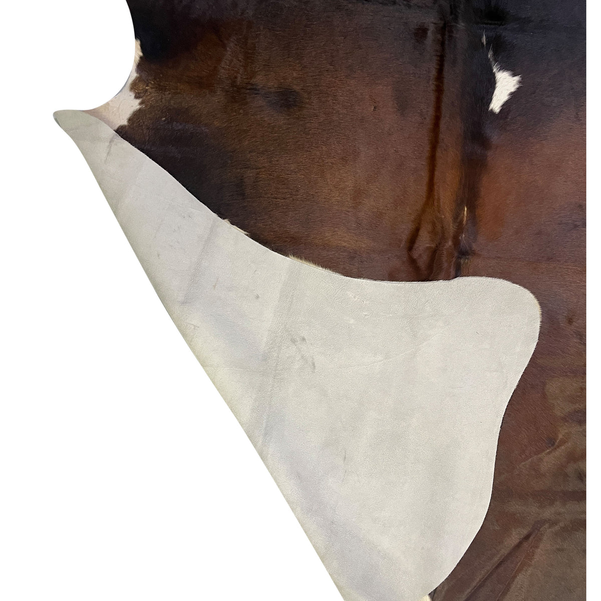 Aura Cowhide 75394 Brown Ivory Cowhide Cowhide Rug
