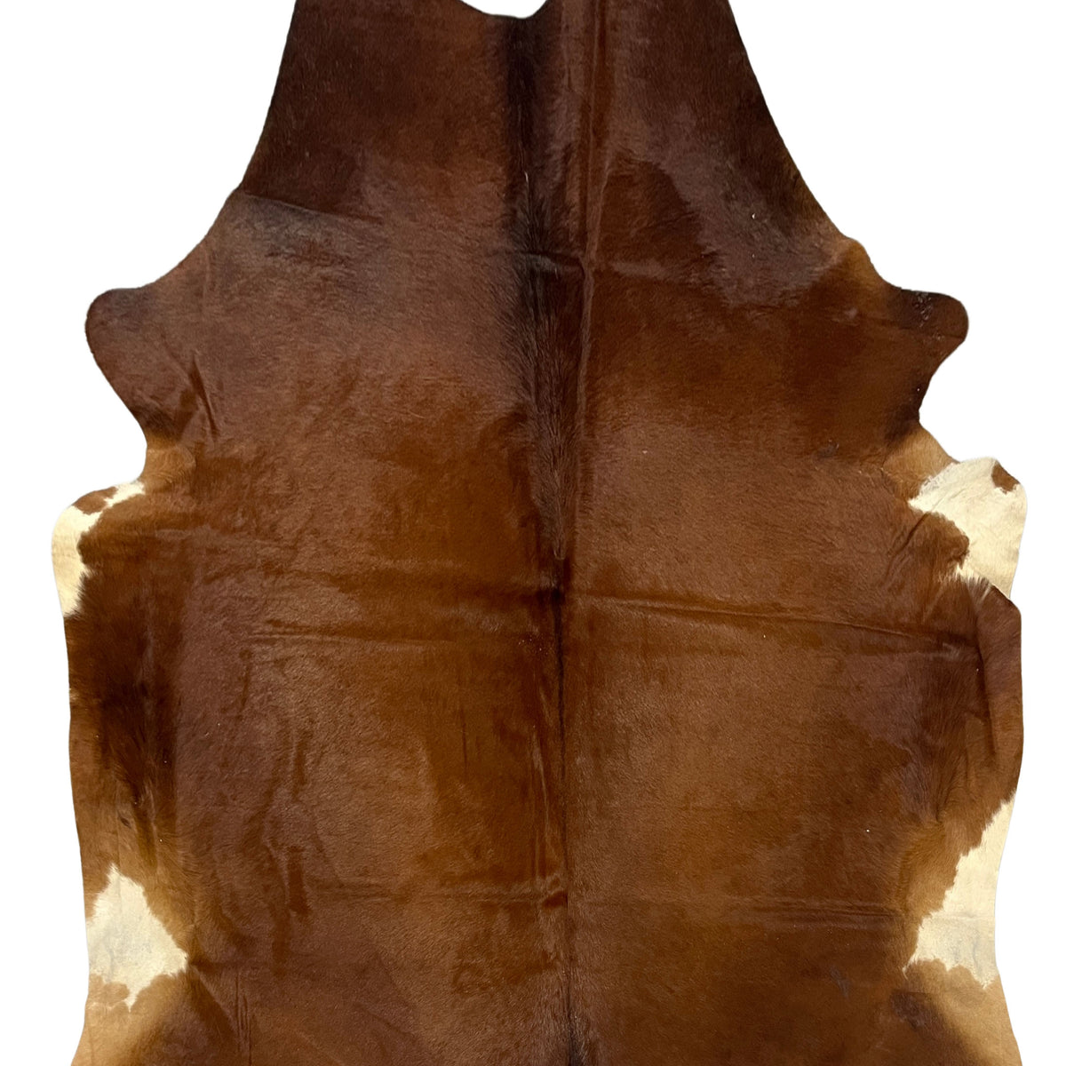 Aura Cowhide 75395 Brown Ivory Cowhide Cowhide Rug