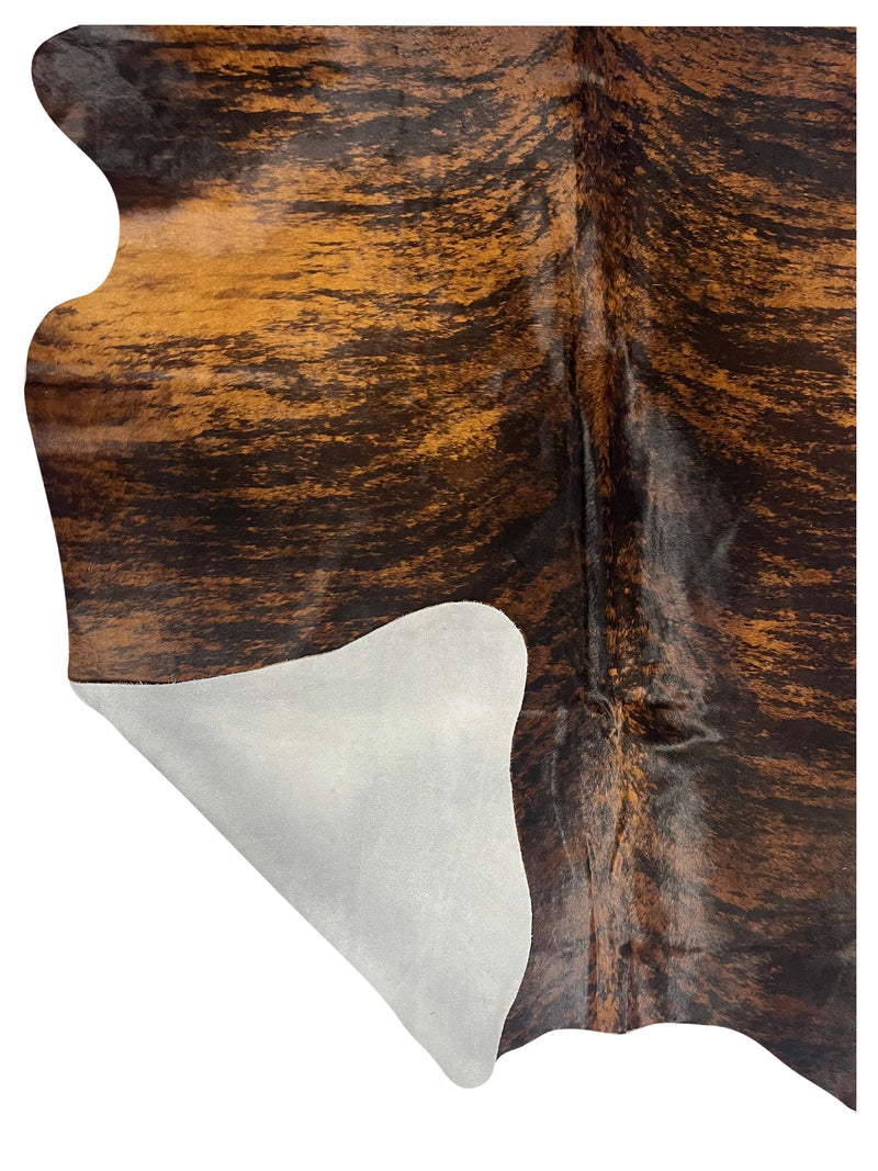 Aura Cowhide 75396 Mocha Brown Cowhide Cowhide Rug