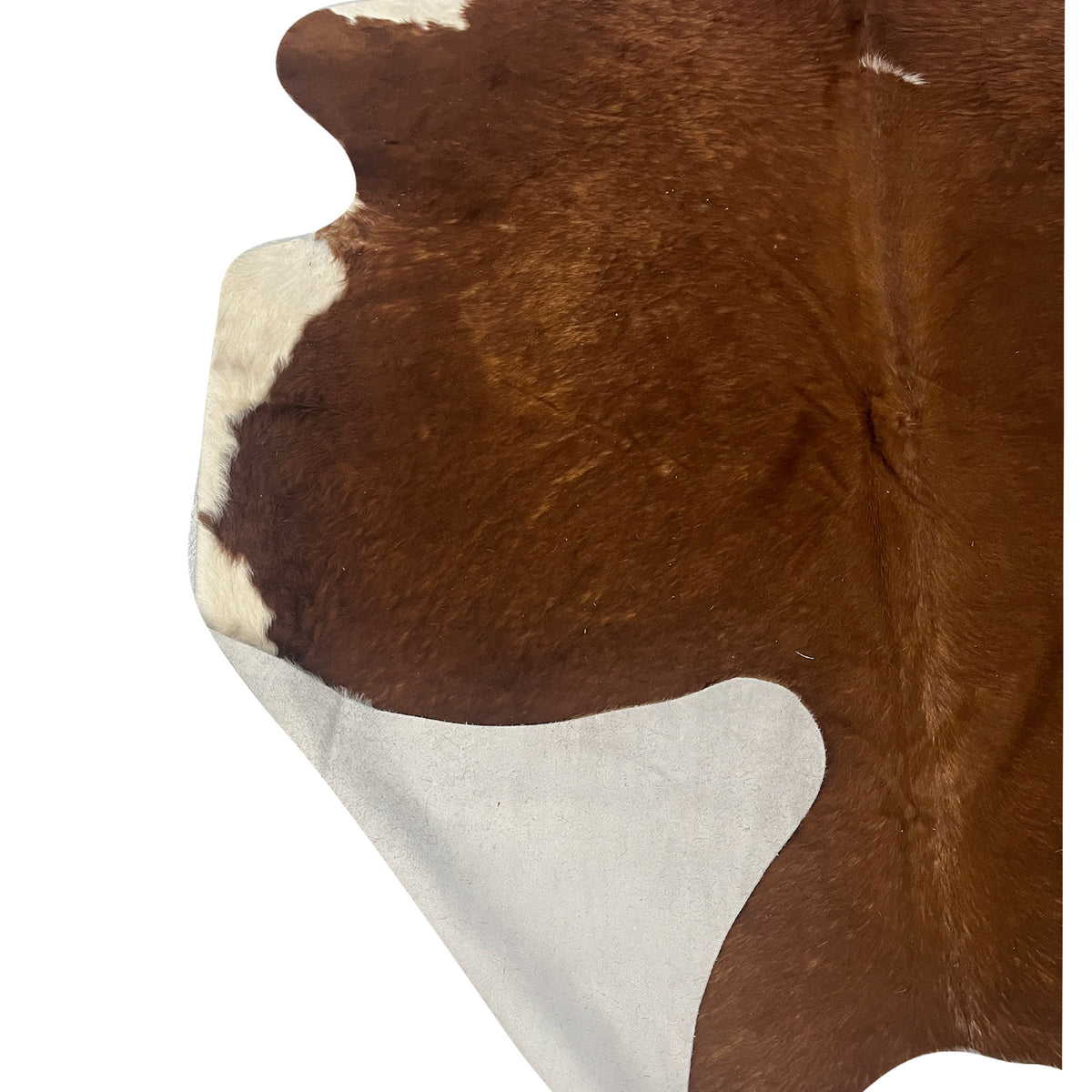 Aura Cowhide 75401 Brown Ivory Cowhide Cowhide Rug