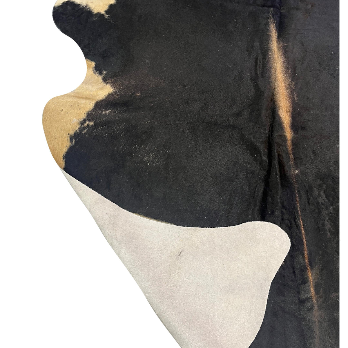 Aura Cowhide 75402 Black Ivory Cowhide Cowhide Rug