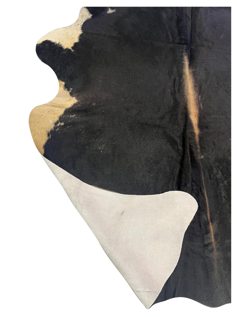 Aura Cowhide 75402 Black Ivory Cowhide Cowhide Rug