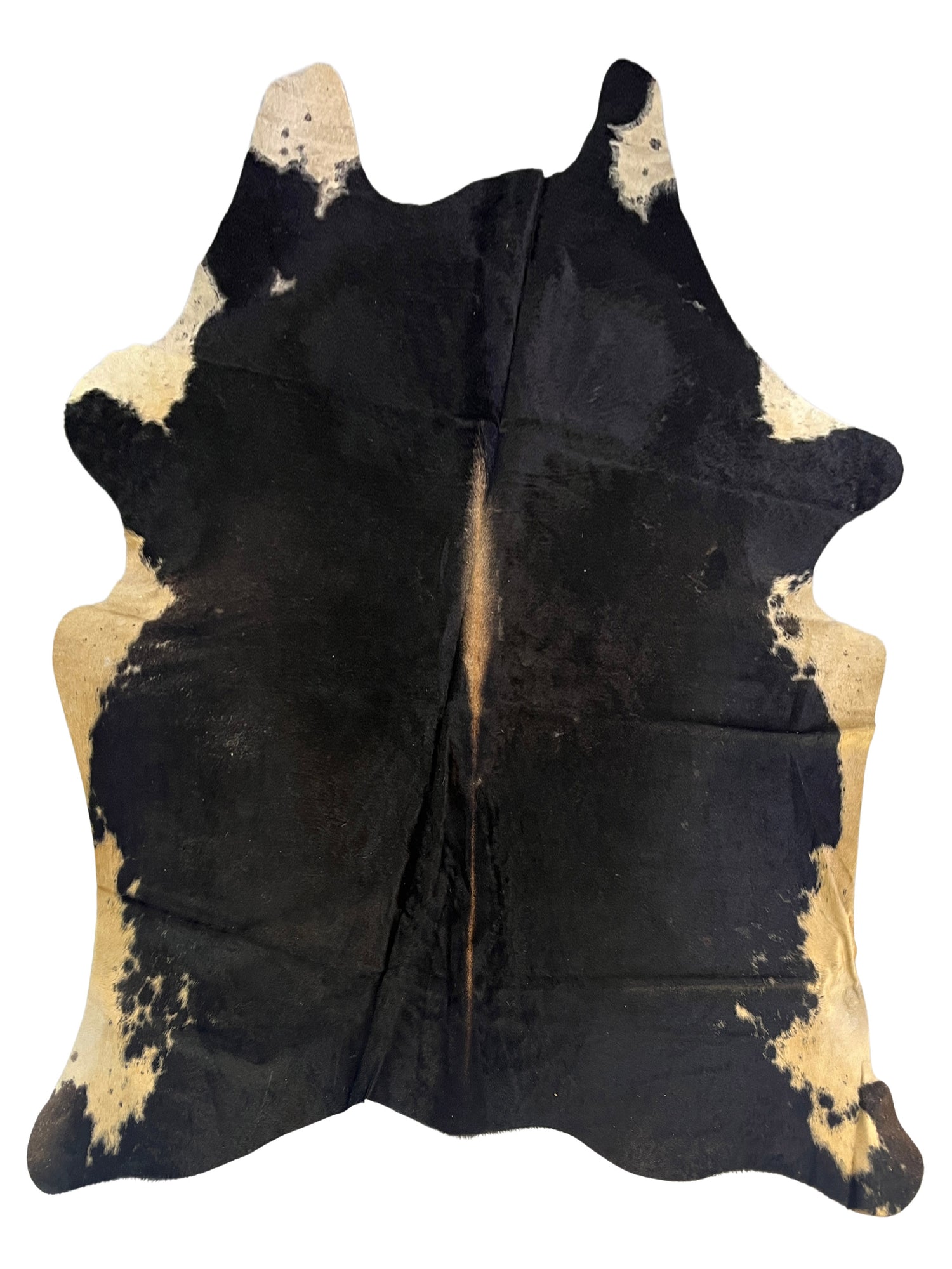 Aura Cowhide 75402 Black Ivory Cowhide Cowhide Rug