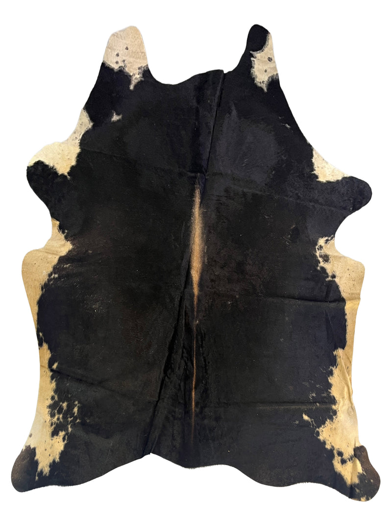Aura Cowhide 75402 Black Ivory Cowhide Cowhide Rug