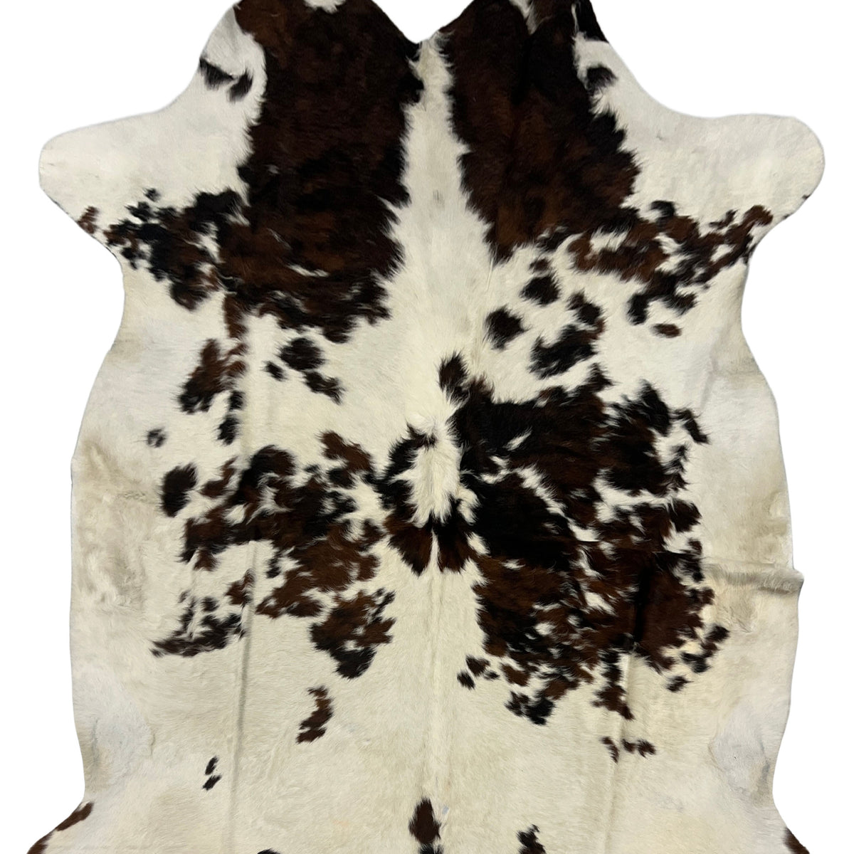 Aura Cowhide 75403 Ivory Brown Cowhide Cowhide Rug