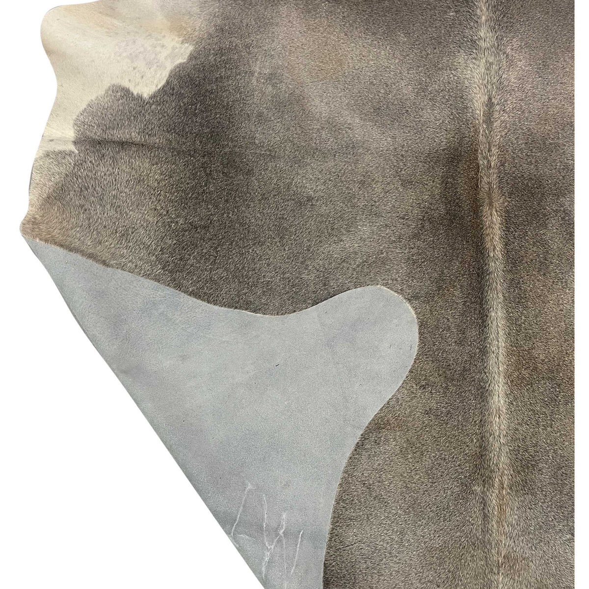 Aura Cowhide 75405 Grey Ivory Cowhide Cowhide Rug
