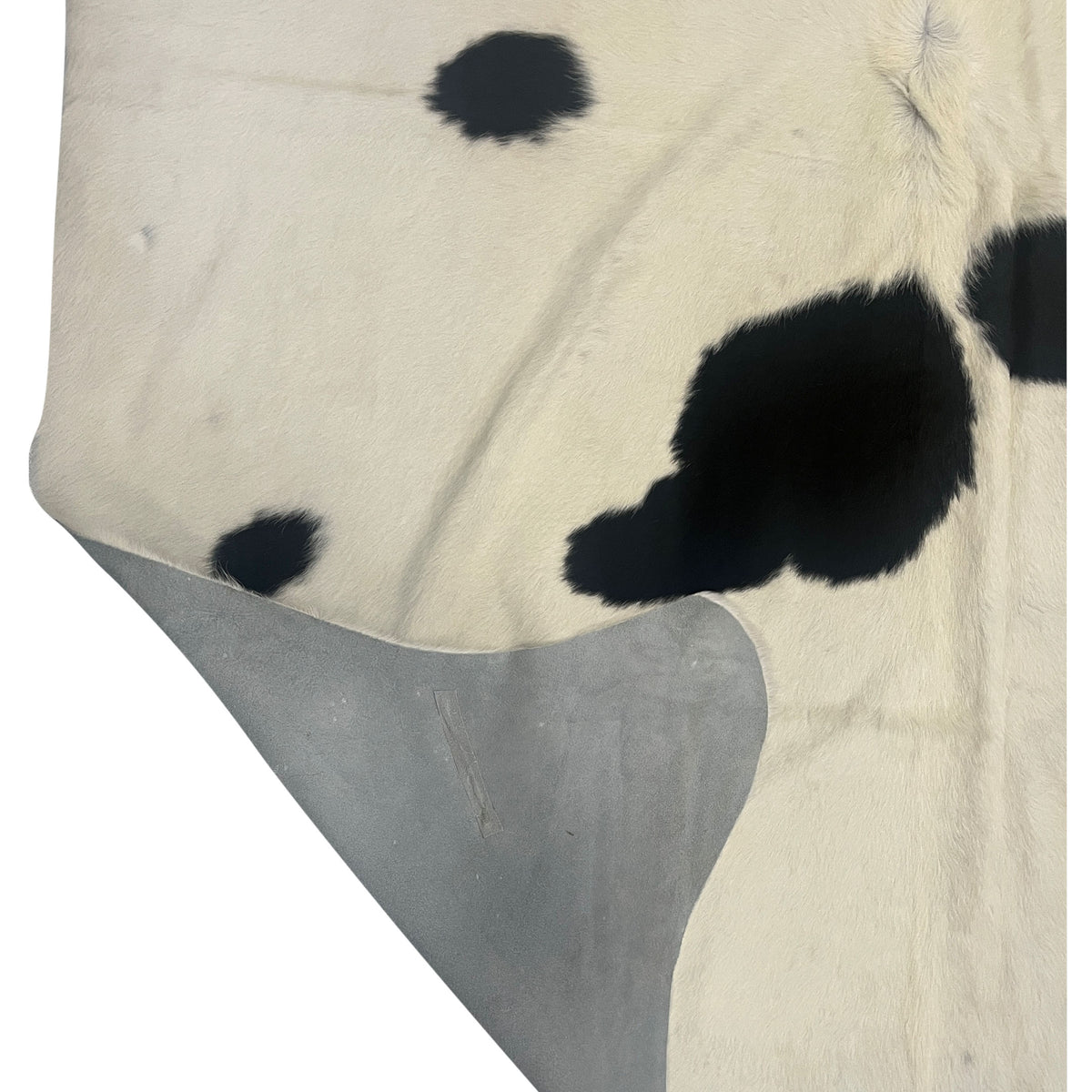 Aura Cowhide 75408 Ivory Black Cowhide Cowhide Rug