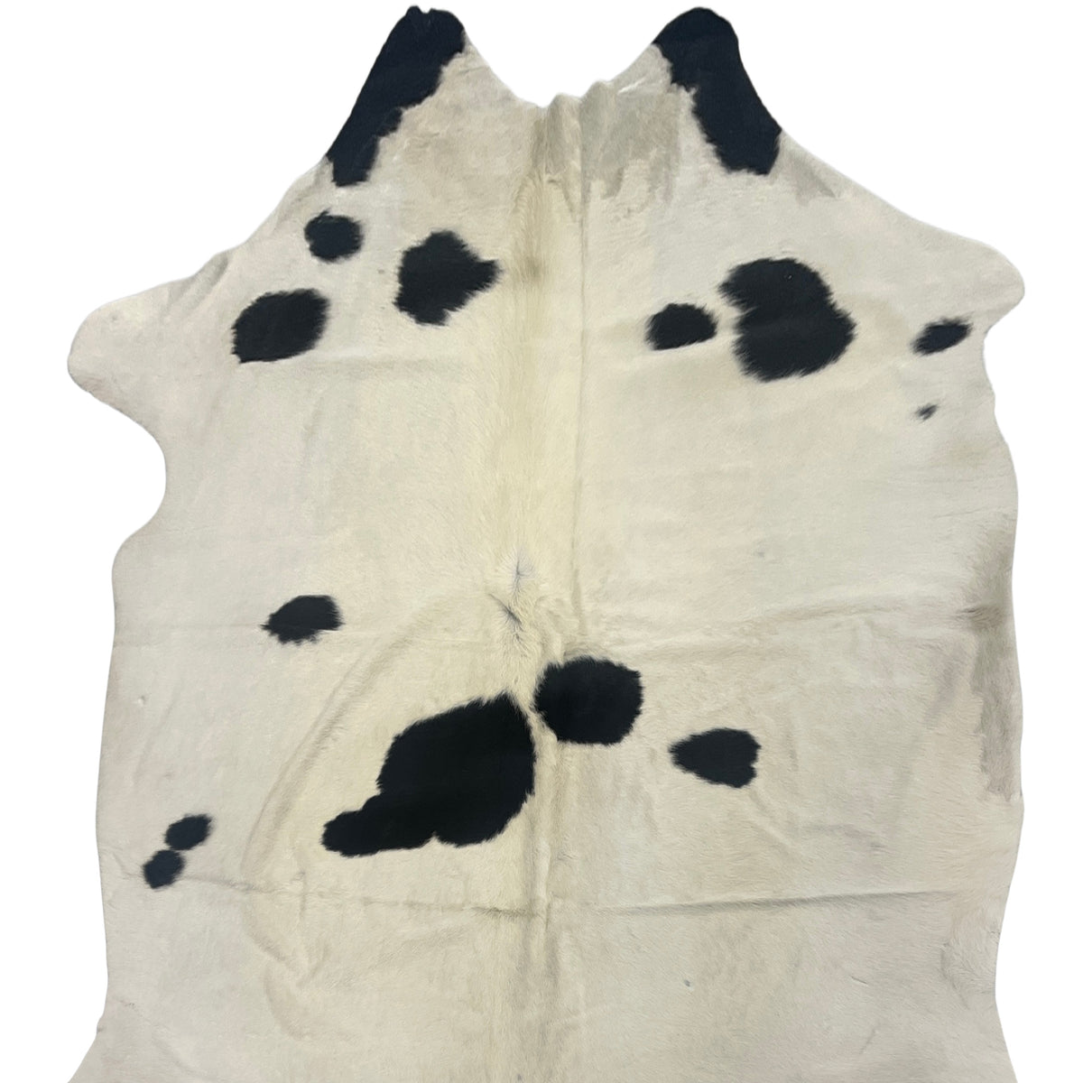 Aura Cowhide 75408 Ivory Black Cowhide Cowhide Rug