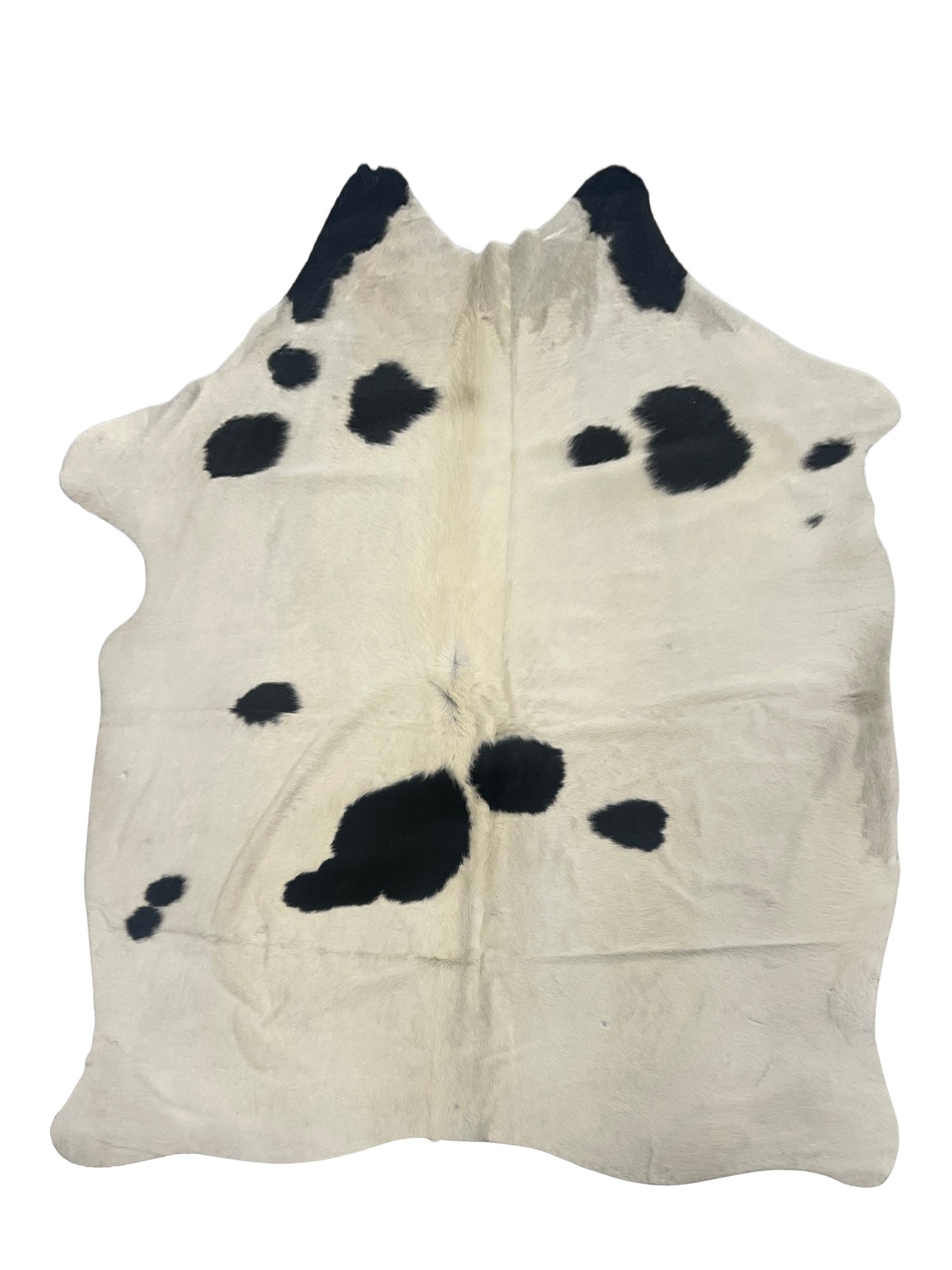 Aura Cowhide 75408 Ivory Black Cowhide Cowhide Rug