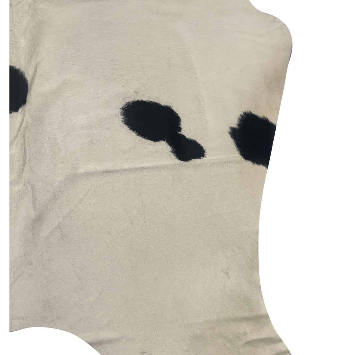 Aura Cowhide 75409 Ivory Black Cowhide Cowhide Rug