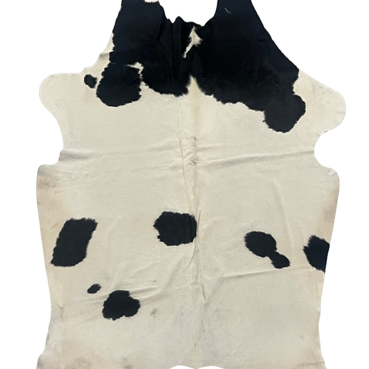 Aura Cowhide 75409 Ivory Black Cowhide Cowhide Rug