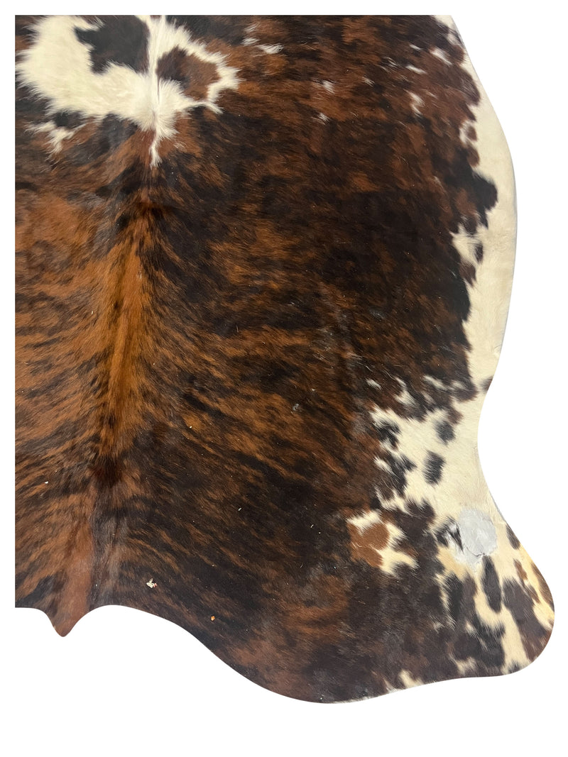 Aura Cowhide 75411 Brown Ivory Cowhide Cowhide Rug
