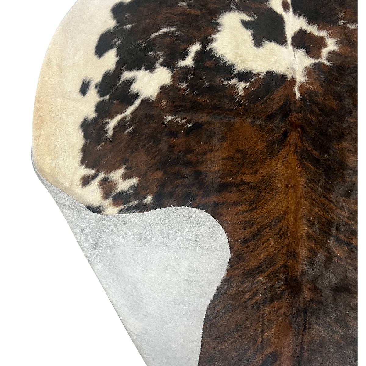 Aura Cowhide 75411 Brown Ivory Cowhide Cowhide Rug