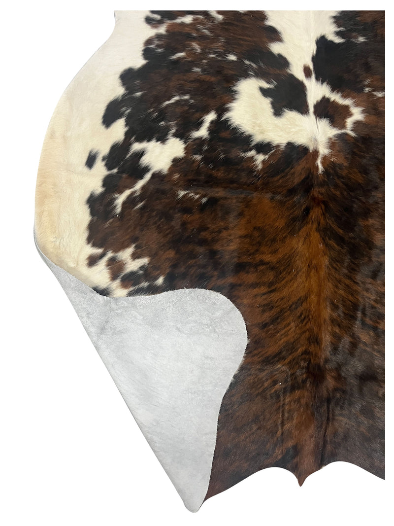 Aura Cowhide 75411 Brown Ivory Cowhide Cowhide Rug