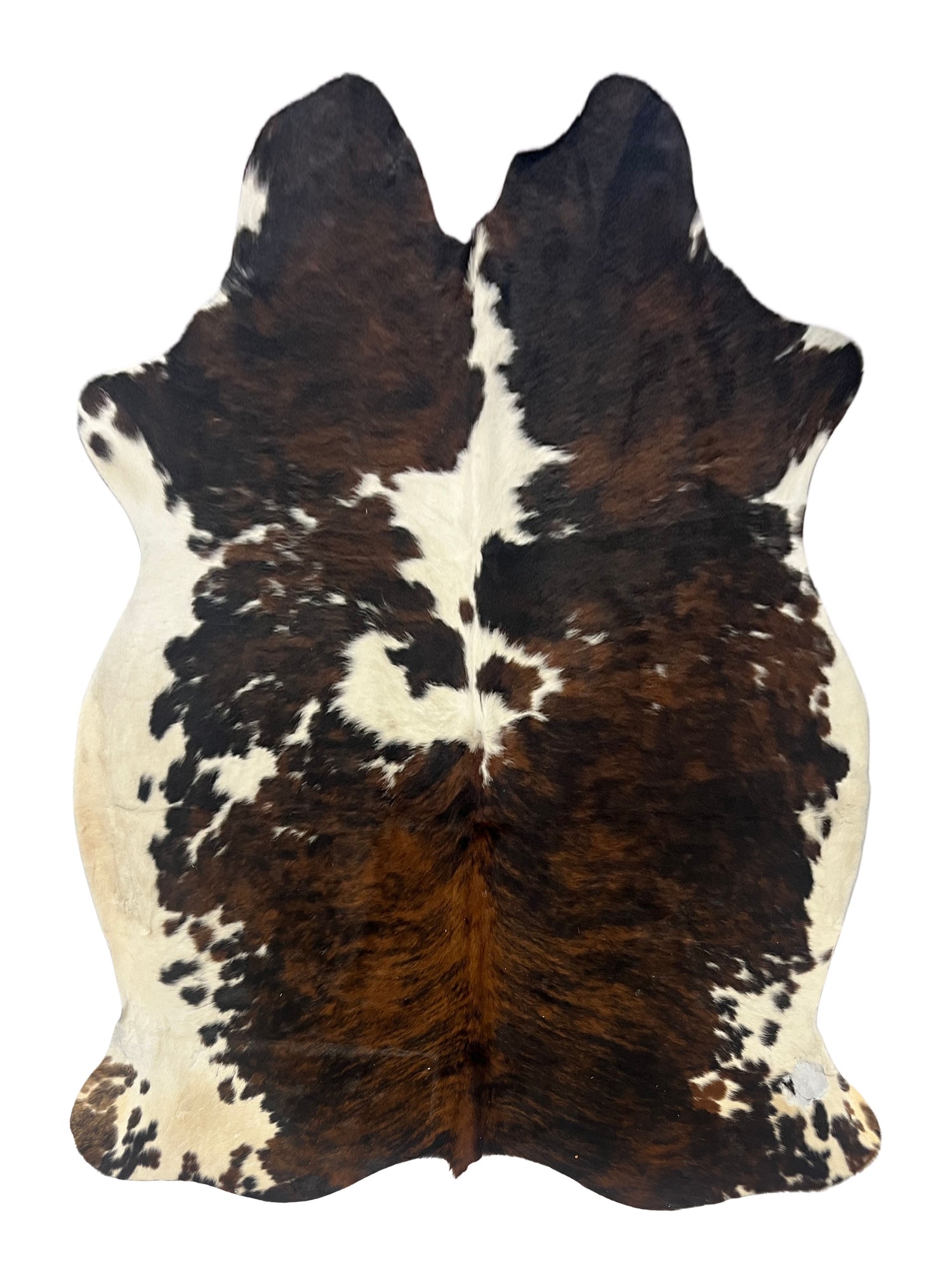 Aura Cowhide 75411 Brown Ivory Cowhide Cowhide Rug