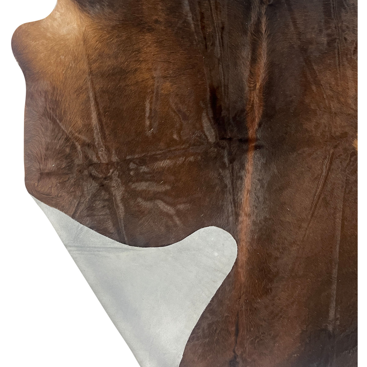 Aura Cowhide 75412 Brown Ivory Cowhide Cowhide Rug